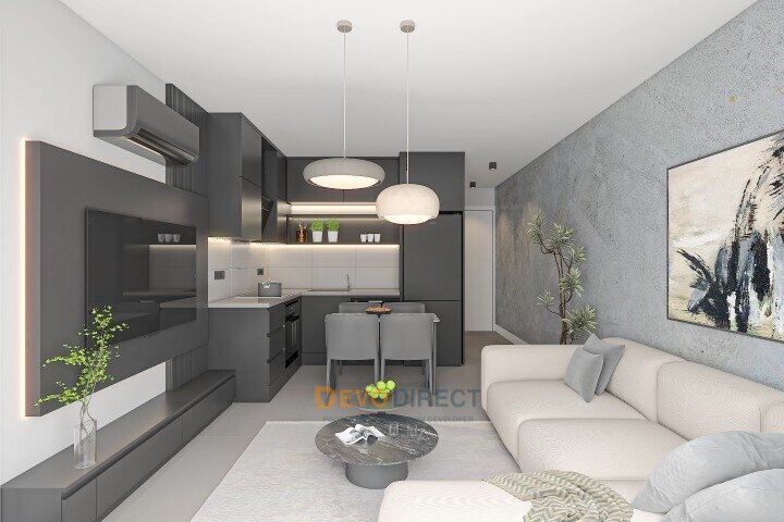 Meerblick 3-Schlafzimmer-Loft zum Verkauf in Yeniboğaziçi, Famagusta