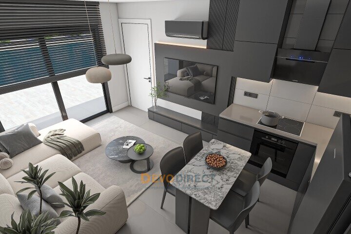 Meerblick 3-Schlafzimmer-Loft zum Verkauf in Yeniboğaziçi, Famagusta