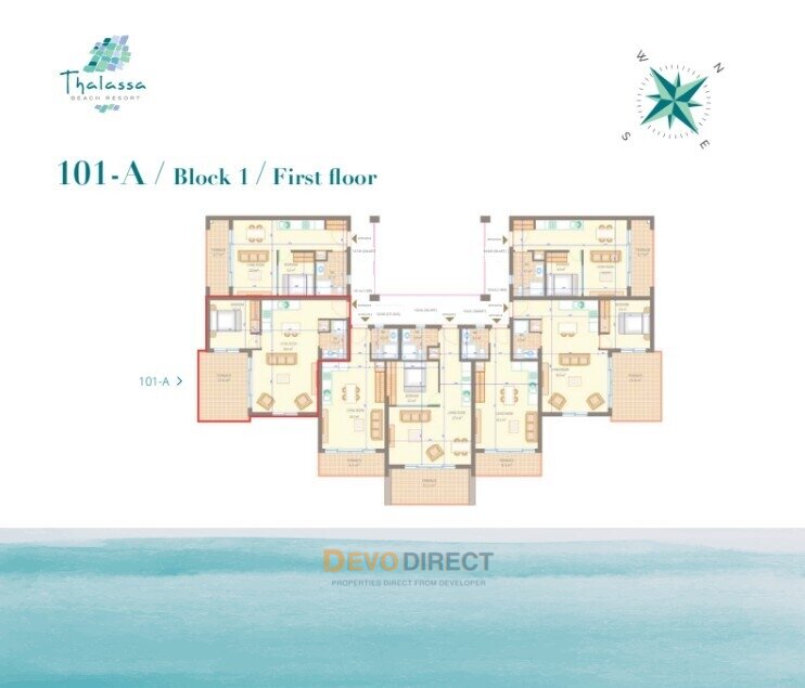 Bezugsfertig – 1-Zimmer-Apartment am Strand in Nordzypern/ Agia Marina