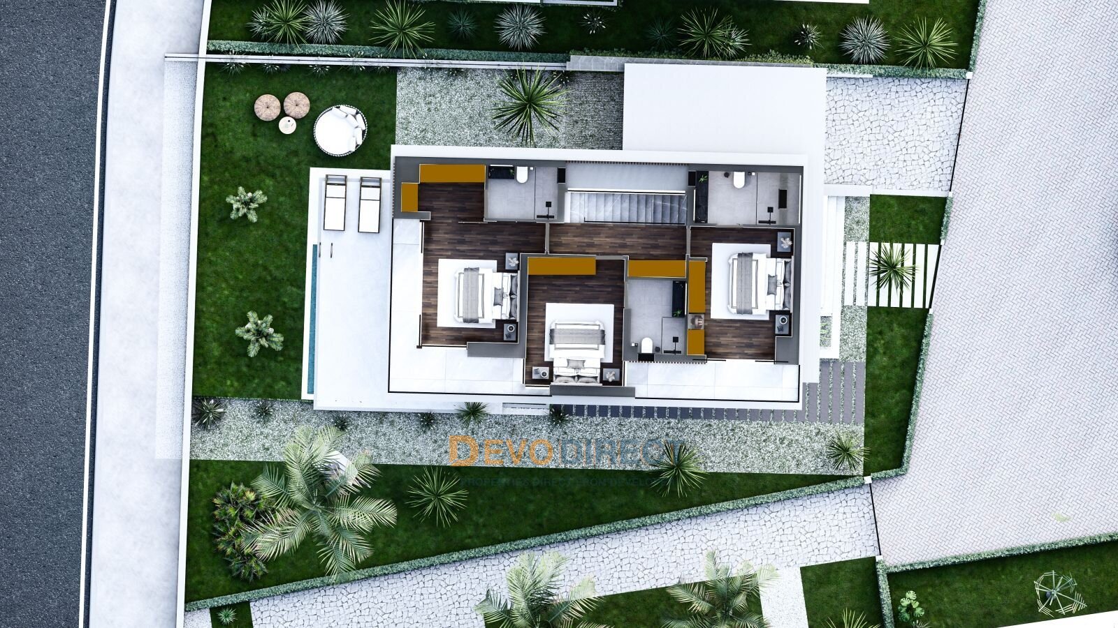 Meer- und Bergblick 3-Schlafzimmer-Apartment in Nordzypern / Boğaz zu verkaufen