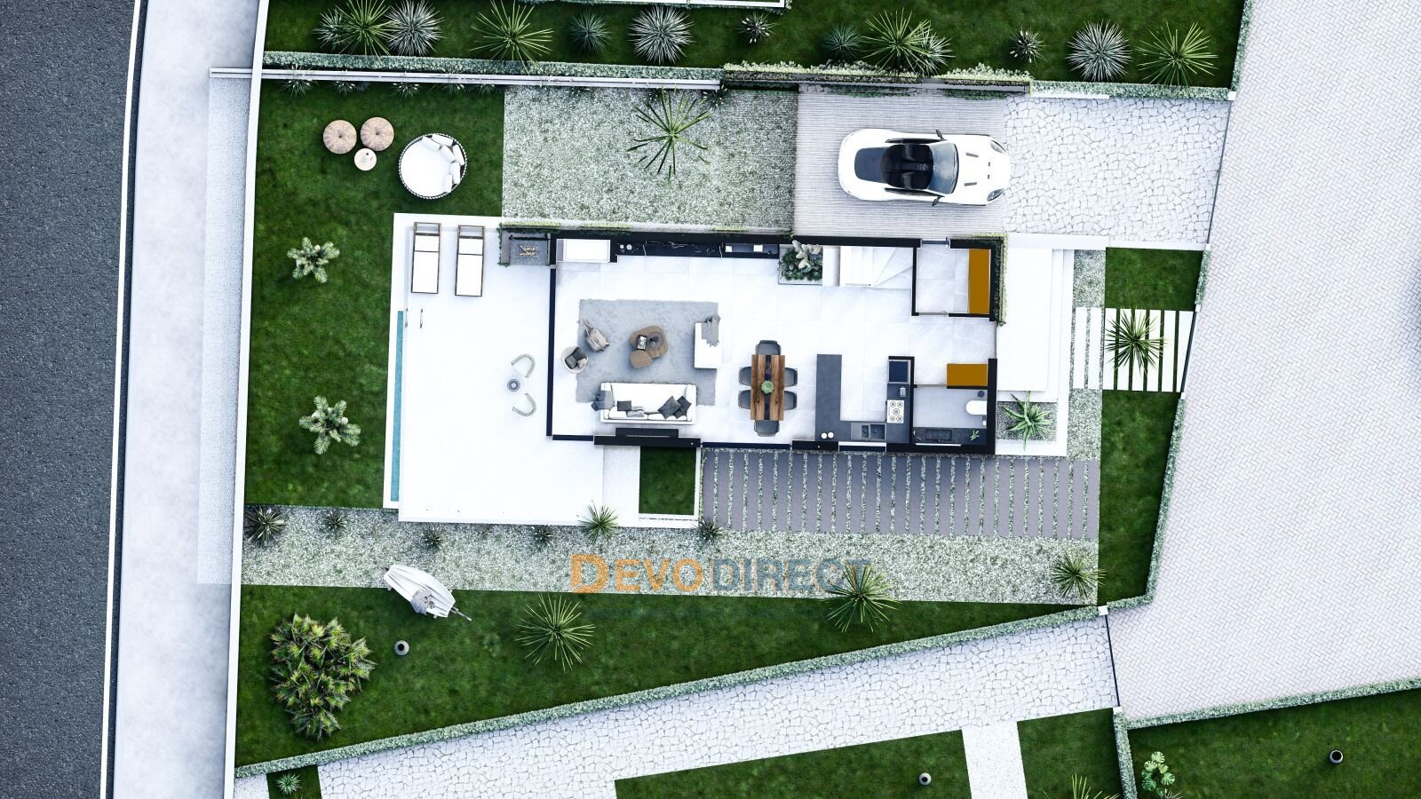 Meer- und Bergblick 3-Schlafzimmer-Apartment in Nordzypern / Boğaz zu verkaufen