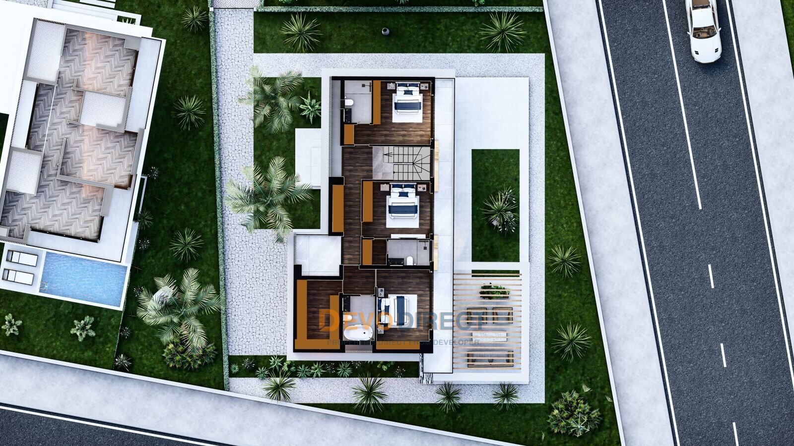 Luxus 4-Schlafzimmer-Villa mit Meerblick in Nordzypern / Boğaz zu verkaufen