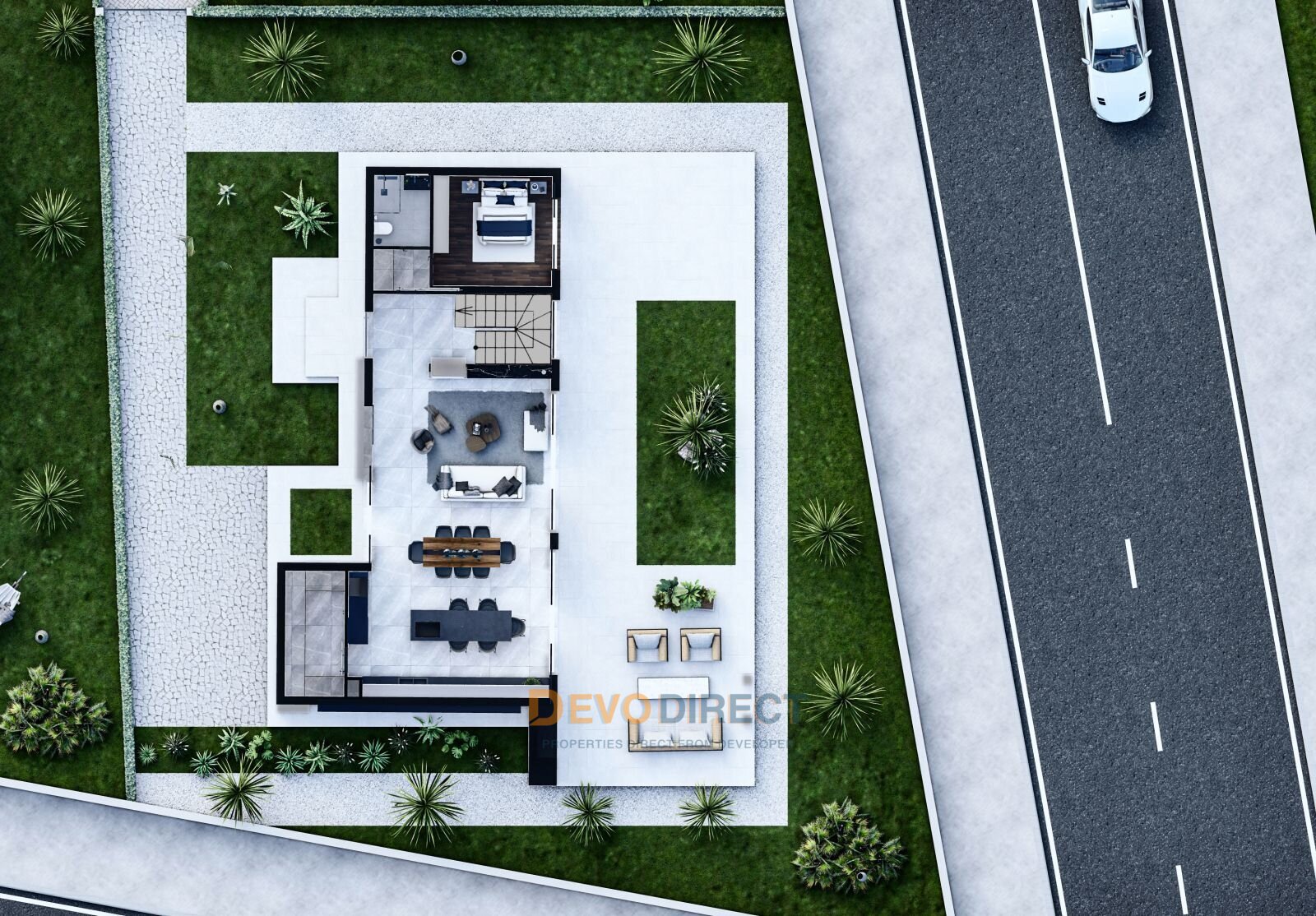 Luxus 4-Schlafzimmer-Villa mit Meerblick in Nordzypern / Boğaz zu verkaufen