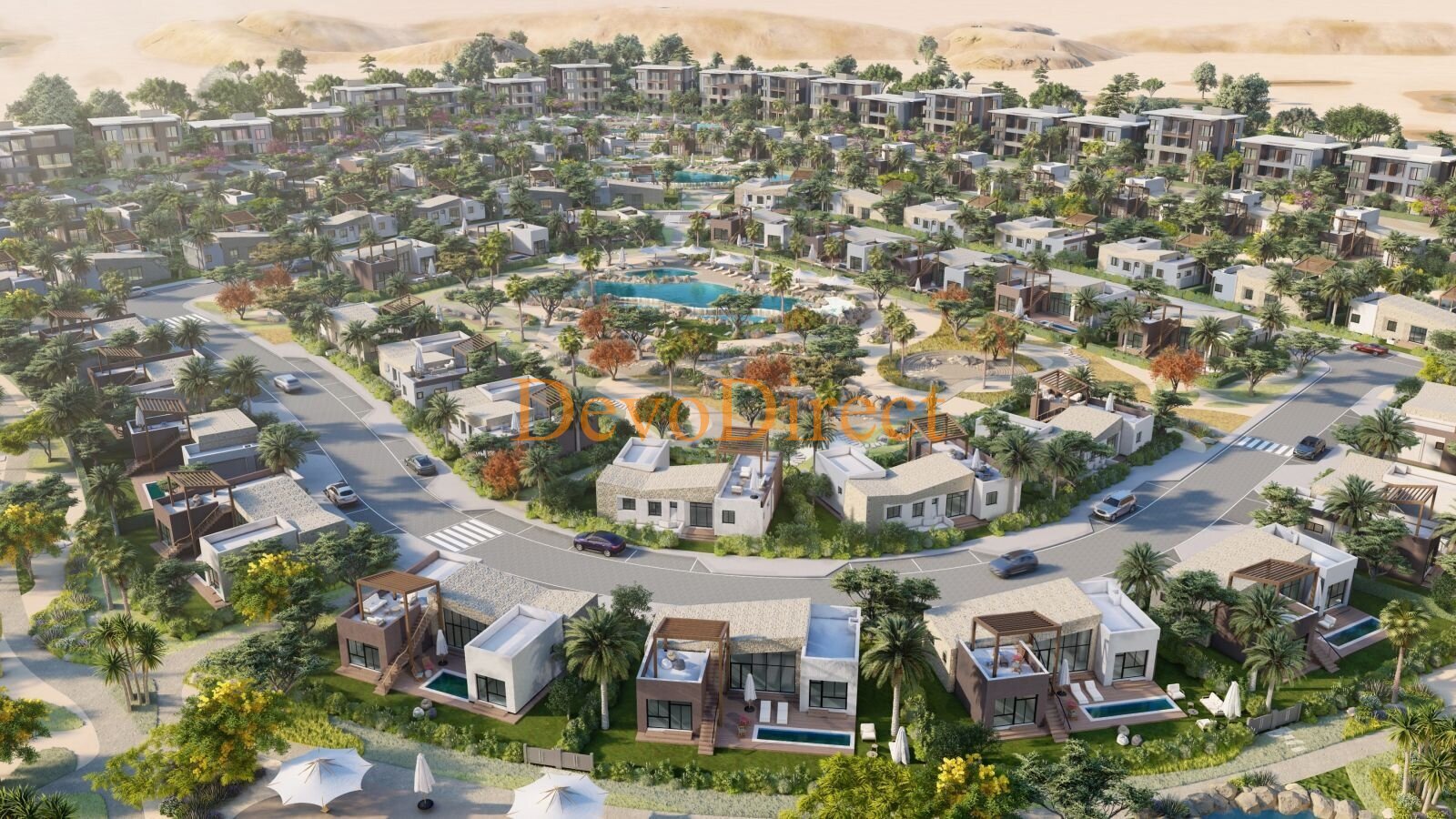 Strandapartment mit 3 Schlafzimmern und Meerblick in Somabay/Rotes Meer