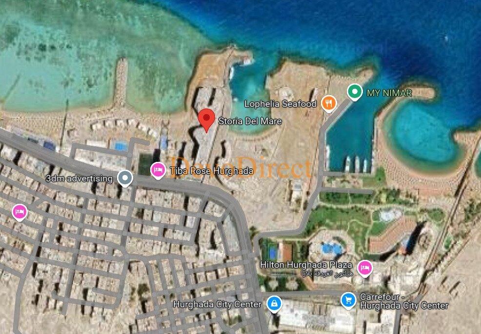 Direkt am Strand | Bezugsfertige 3-Zimmer-Wohnung in Hurghada