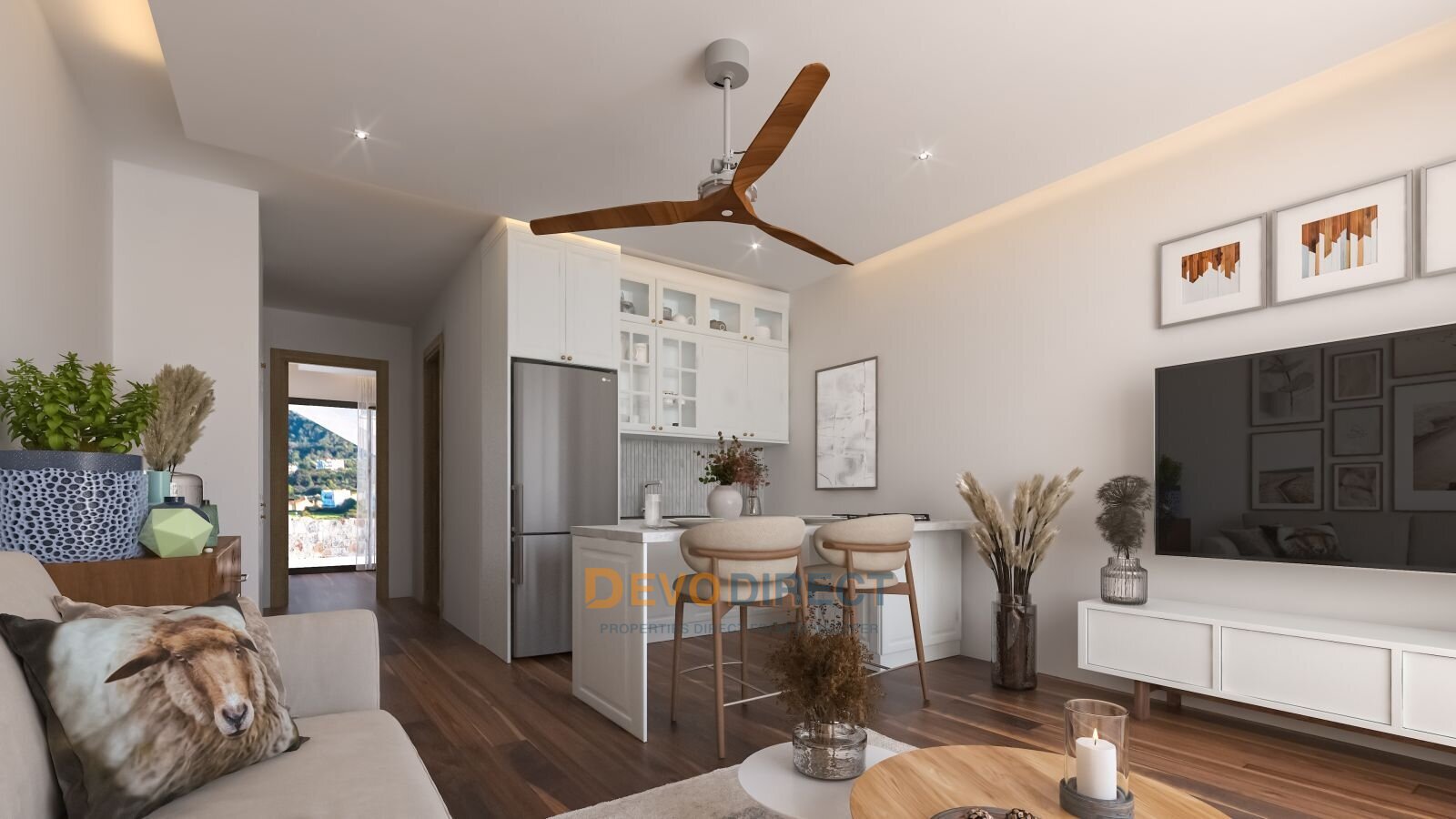 Direkte Strandlage - Penthouse mit 2 Schlafzimmern in Nordzypern / Kyrenia zu verkaufen