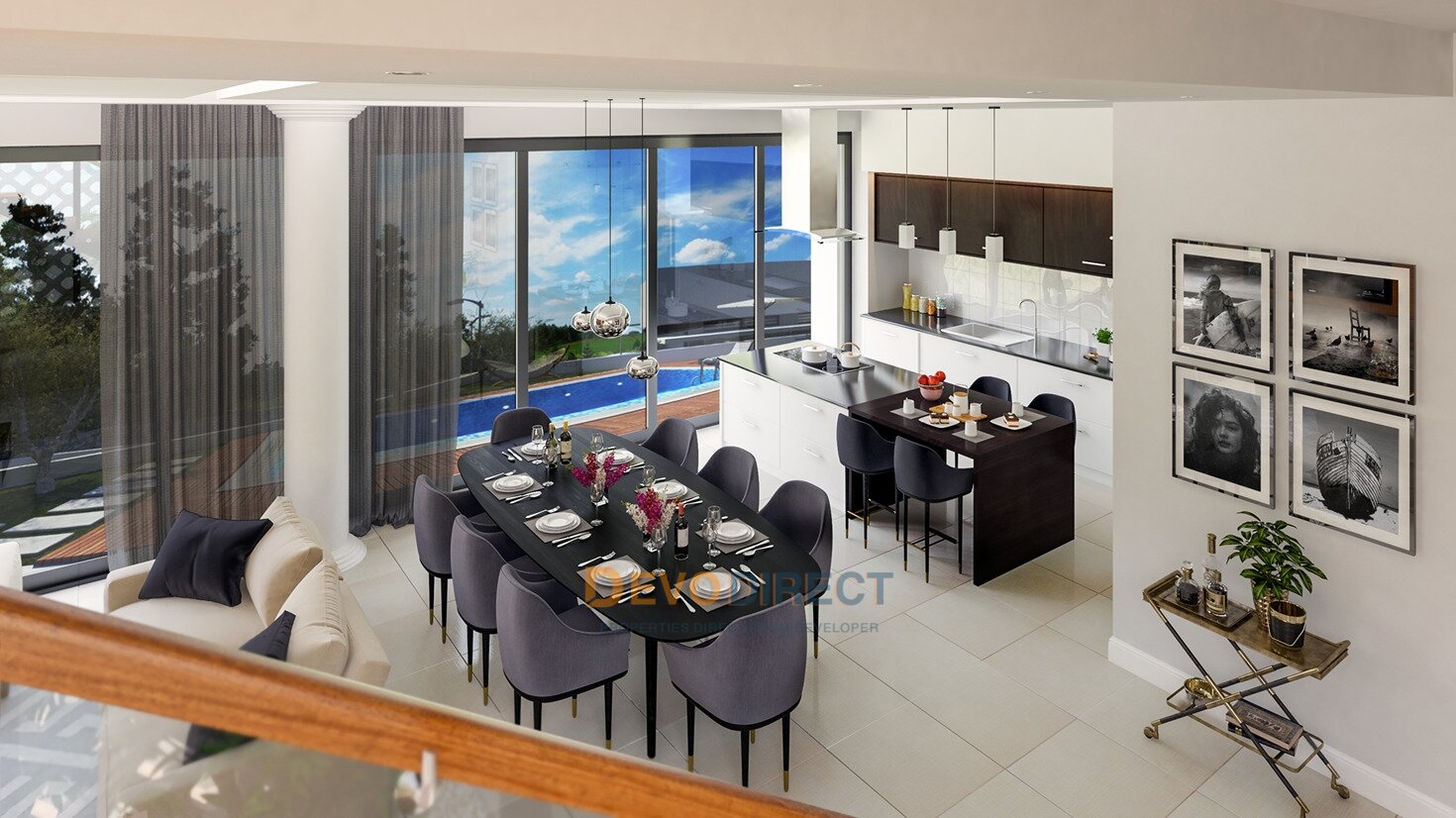 Bezugsfertig – Villa mit Meerblick in Nordzypern/Girne zu verkaufen
