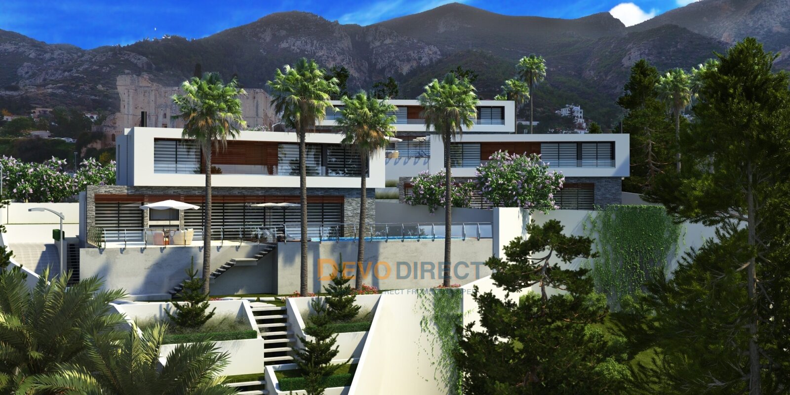 Bezugsfertige 5-Schlafzimmer-Villa mit Meerblick in Nordzypern / Girne zu verkaufen