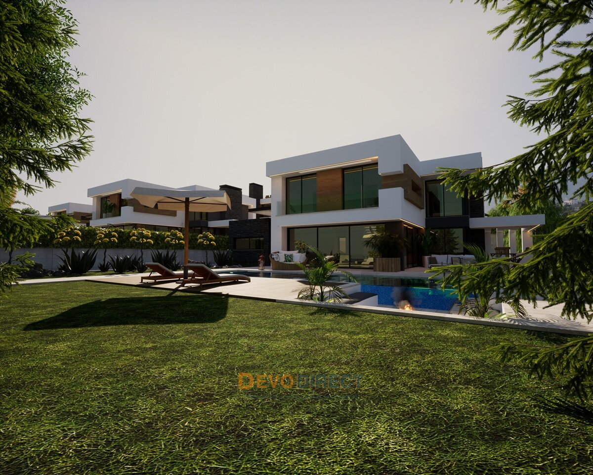 Villa mit 4 Schlafzimmern in Nordzypern / Karmi zu verkaufen – Meer- und Meerblick