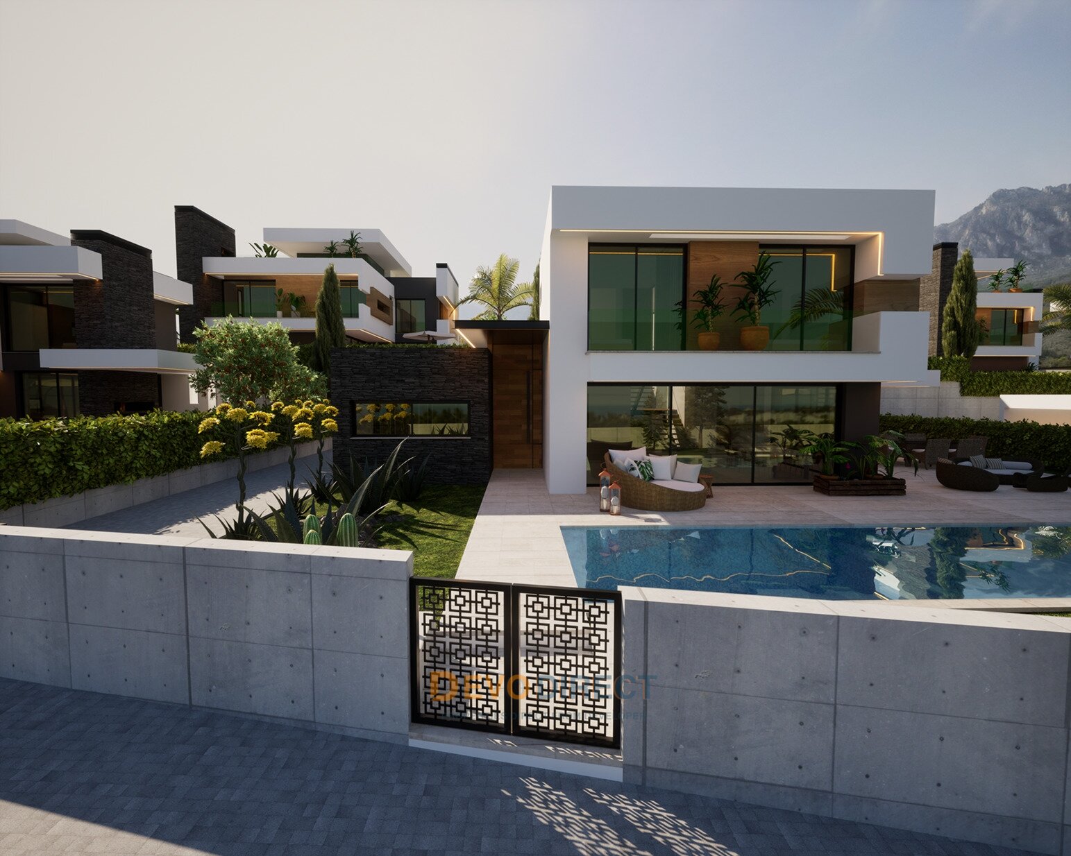 Villa mit 4 Schlafzimmern in Nordzypern / Karmi zu verkaufen – Meer- und Meerblick