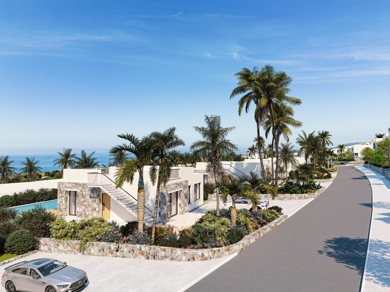 Meerblick Duplex-Penthouse  in Nordzypern Kyrenia zu verkaufen 