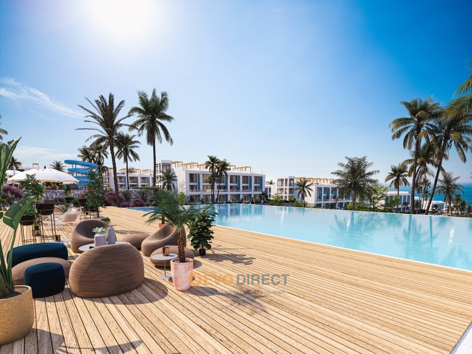 Meerblick Duplex-Penthouse  in Nordzypern Kyrenia zu verkaufen 