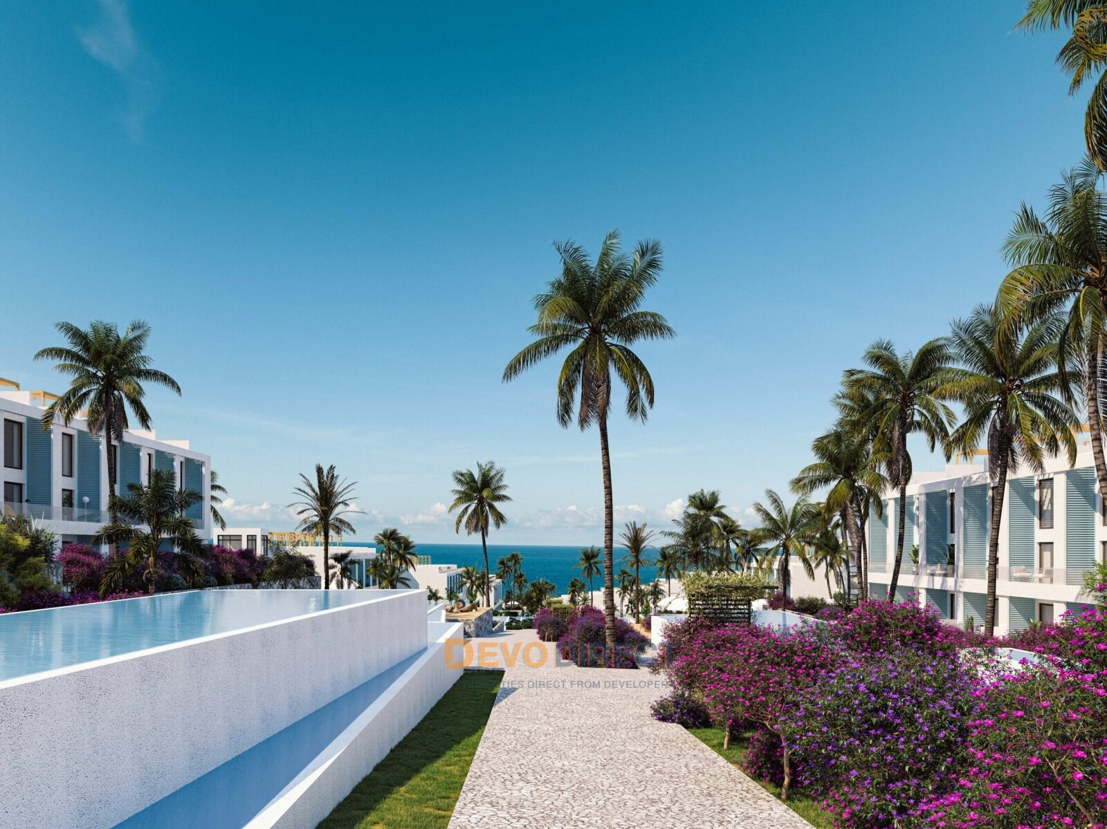 Meerblick Duplex-Penthouse  in Nordzypern Kyrenia zu verkaufen 