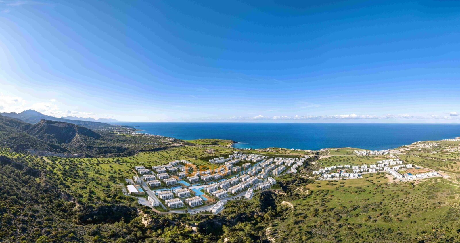 Meerblick Duplex-1+1 in Nordzypern Kyrenia zu verkaufen 