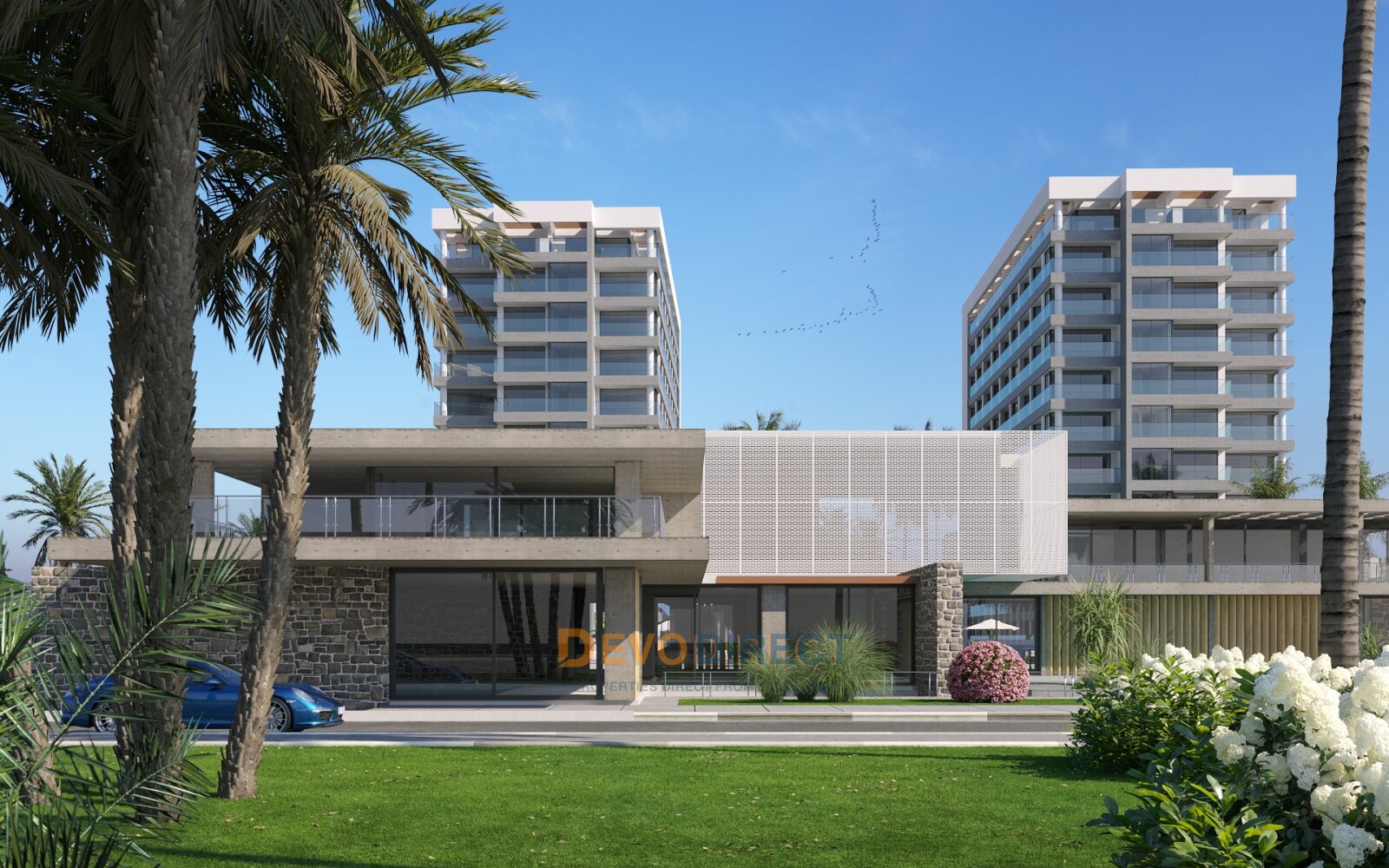 1-Zimmer-Apartment mit Meerblick in Nordzypern/ Gaziveren 