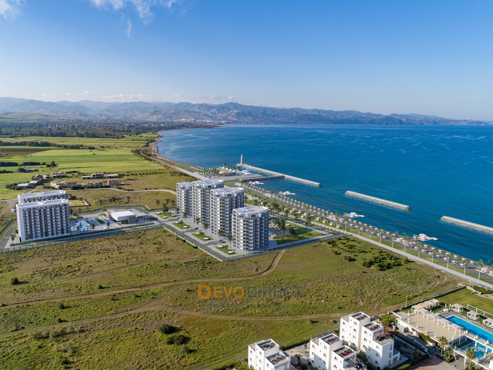 1-Zimmer-Apartment mit Meerblick in Nordzypern/ Gaziveren 