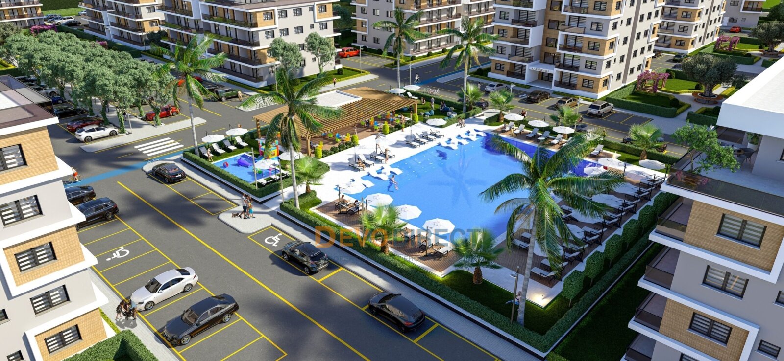 Bezugsfertiges 2-Zimmer-Meerblick-Penthouse zum Verkauf in Nordzypern Long Beach