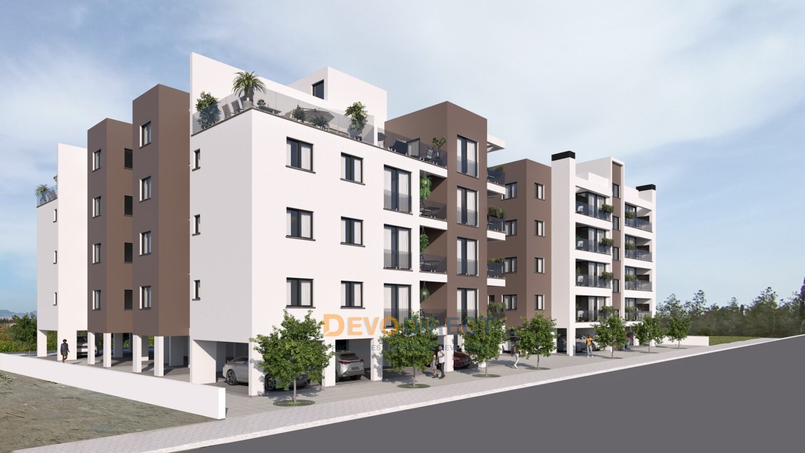 3-Zimmer-Wohnung mit Bergblick in Nordzypern/ Nikosia zum Verkauf 