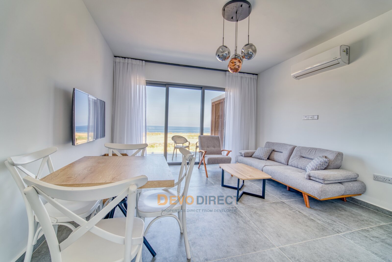 Bezugsfertige 2-Zimmer-Wohnung in Strandnähe in Nordzypern/ Girne zu verkaufen
