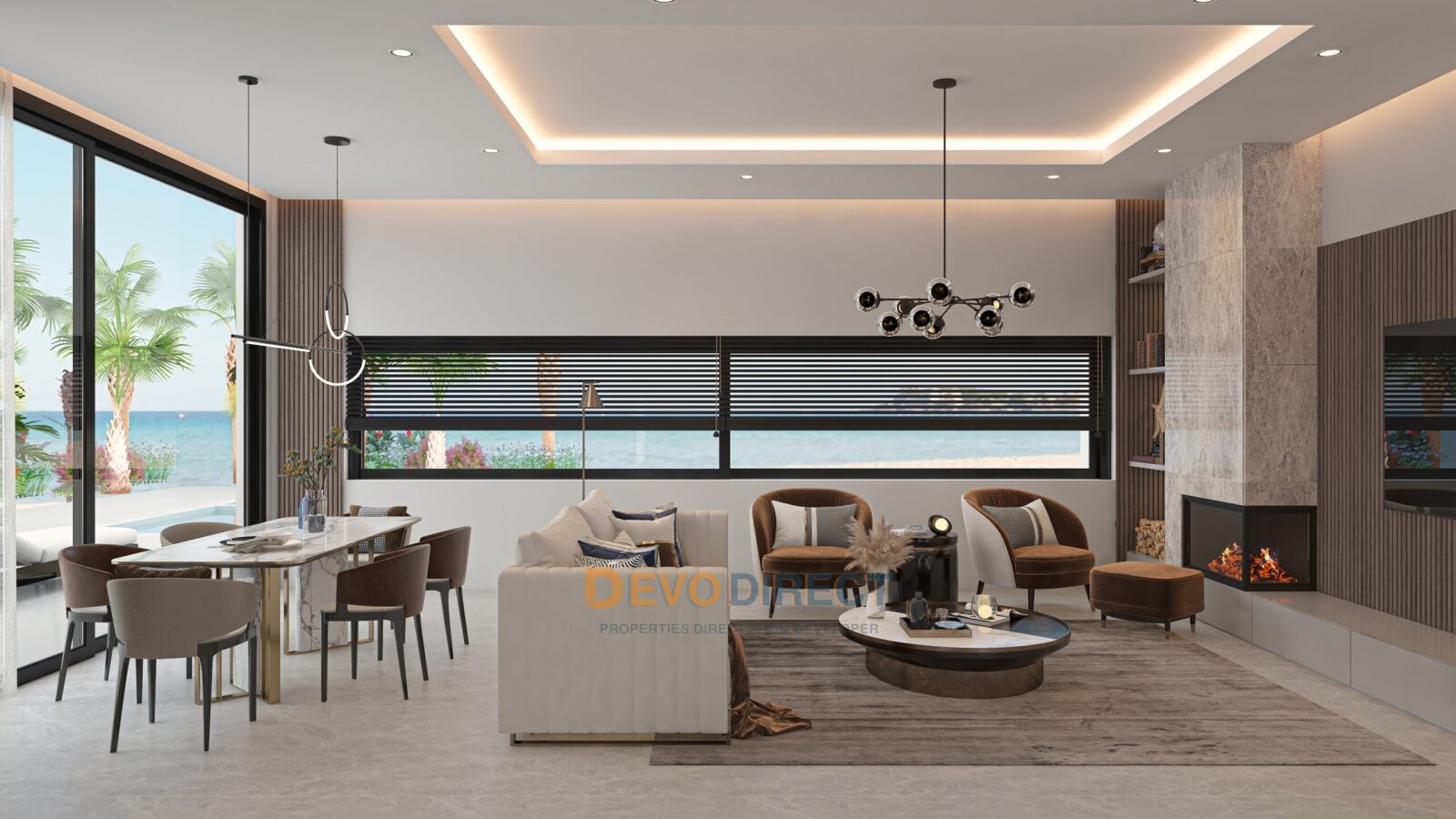 Villa mit 5 Schlafzimmern in Nordzypern / Edremit zu verkaufen – Dachterrasse mit Spa