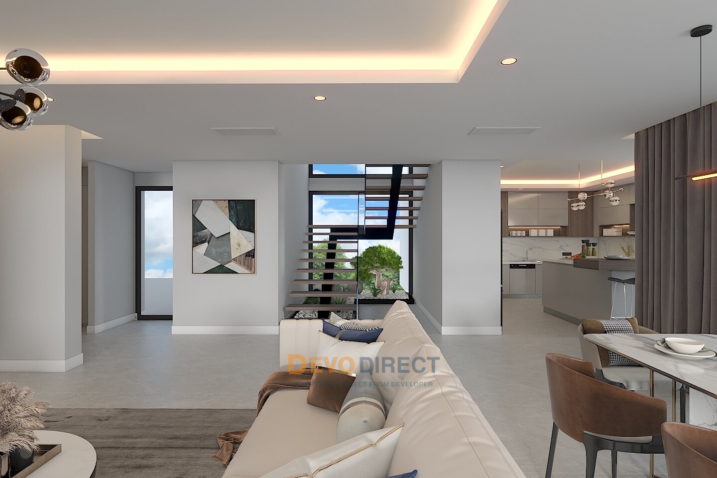 Villa mit 5 Schlafzimmern in Nordzypern / Edremit zu verkaufen – Dachterrasse mit Spa