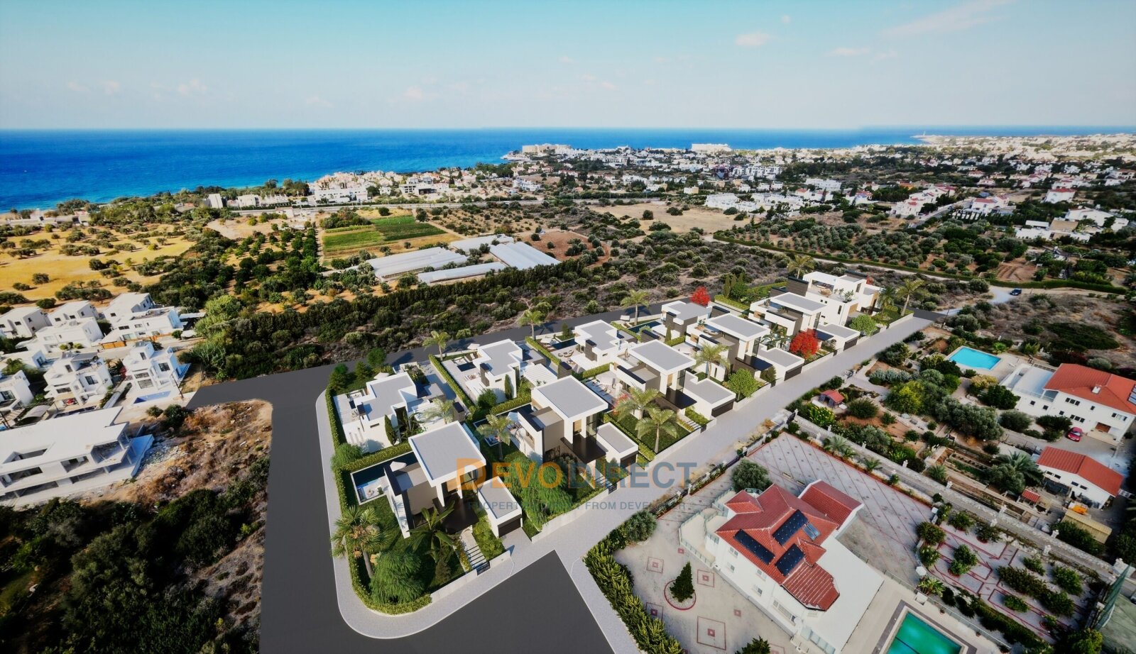 Villa mit 5 Schlafzimmern in Nordzypern / Edremit zu verkaufen – Dachterrasse mit Spa