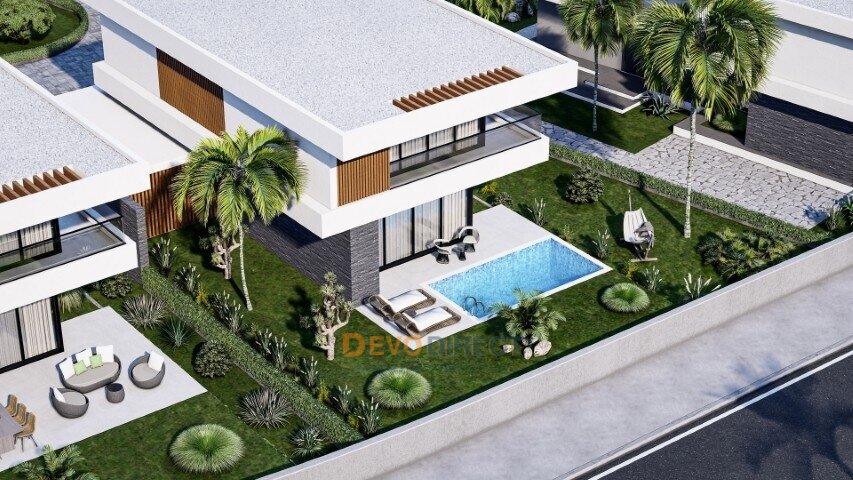 3-Zimmer-Villa zum Verkauf in Nordzypern / Boğaz – Pool, Meerblick & Aussicht
