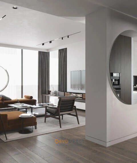 Meerblick 1-Schlafzimmer-Wohnung in Porto Montenegro Tivat