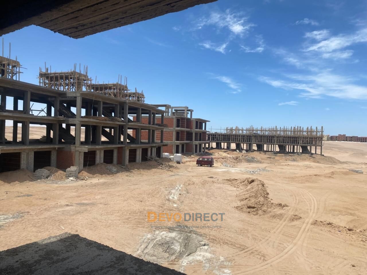Meerblick 2-Zimmer Wohnung zum Verkauf in Sahl Hasheesh 