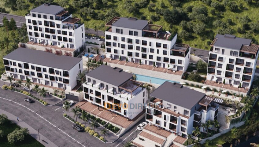 2-Schlafzimmer-Apartment mit Spa- und Poolzugang in Tivat