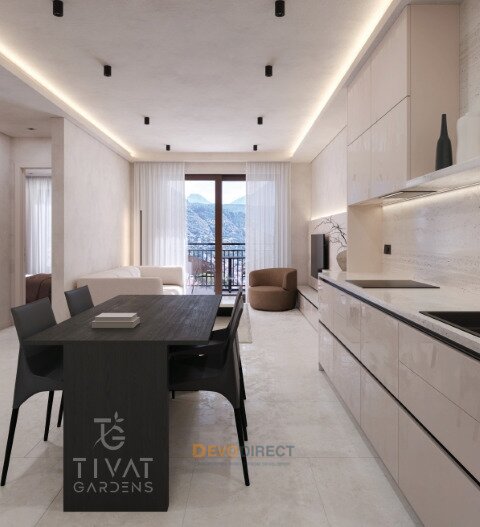 2-Schlafzimmer-Apartment mit Spa- und Poolzugang in Tivat