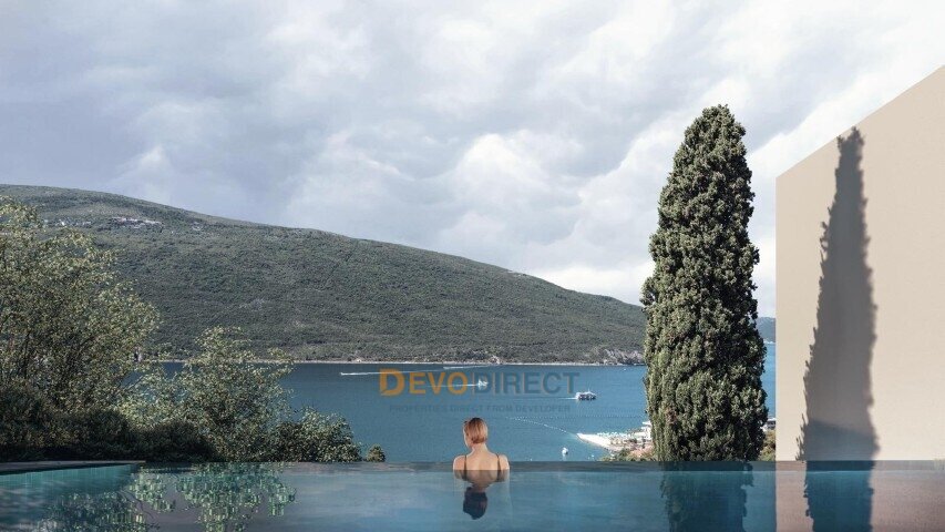 Meerblick 2-Schlafzimmer-Wohnung zum Verkauf in Herceg Novi, Montenegro