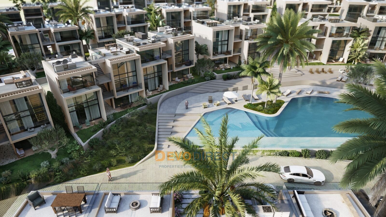 Luxusvilla mit 4 Schlafzimmern direkt am Strand in Girne, Nordzypern, zu verkaufen
