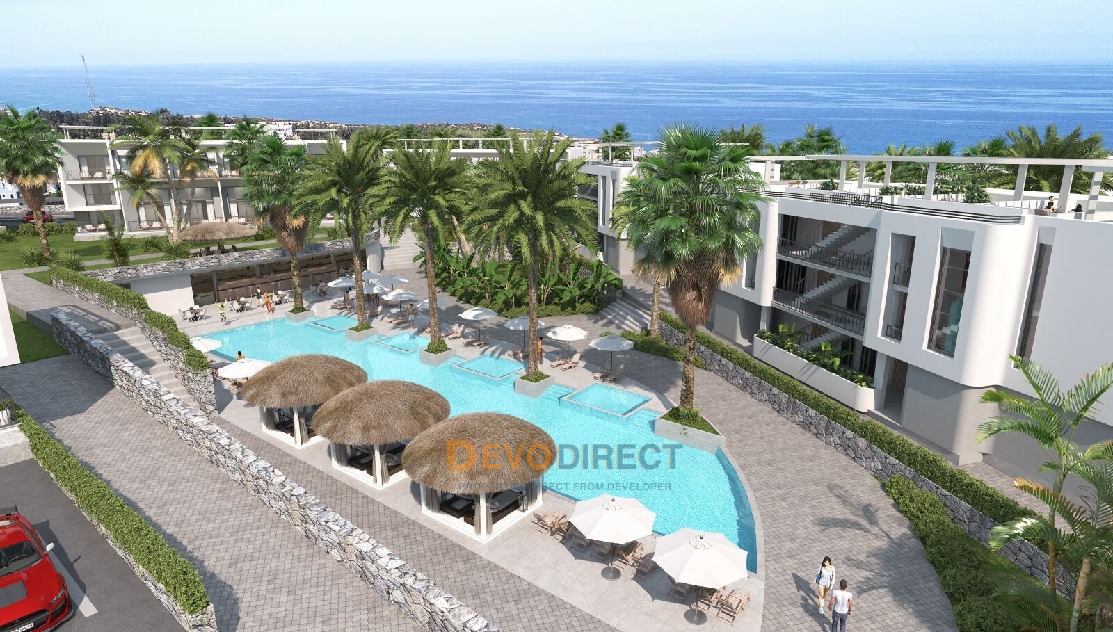1-Zimmer-Apartment in Nordzypern / Esentepe zu verkaufen – Meer- und Naturblick