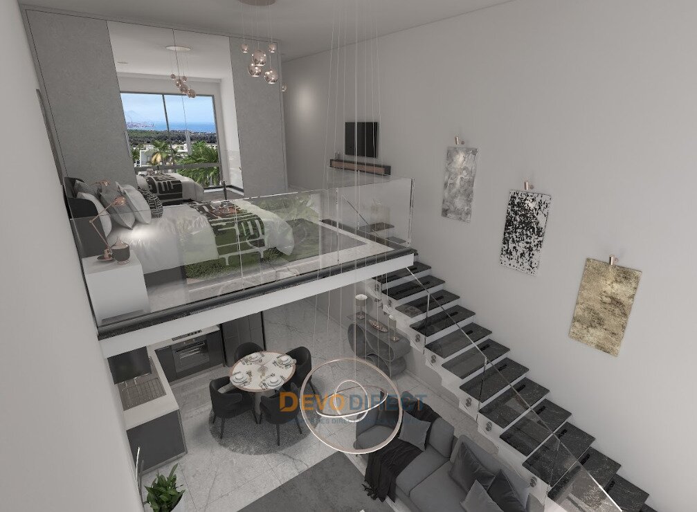 Modernes 1-Zimmer-Apartment in Esentepe, Kyrenia