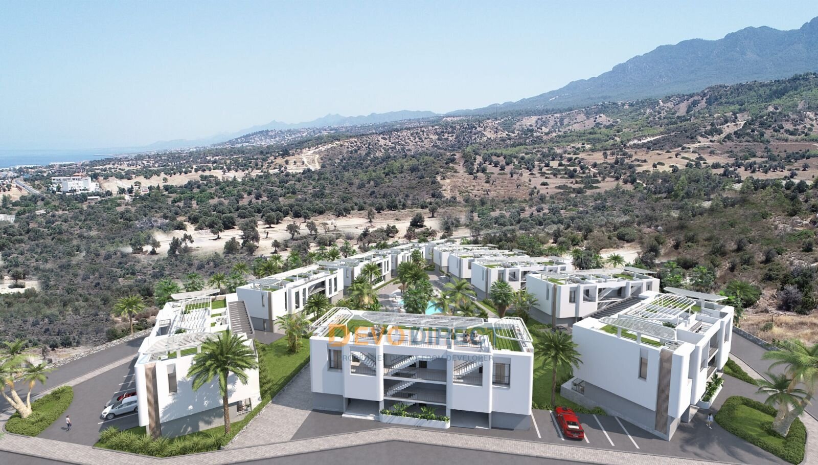 2-Zimmer-Apartment in Nordzypern / Esentepe zu verkaufen – Resort-Ausstattung