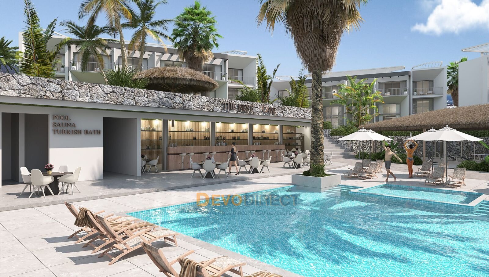 Modernes 1-Zimmer-Apartment in Esentepe, Kyrenia