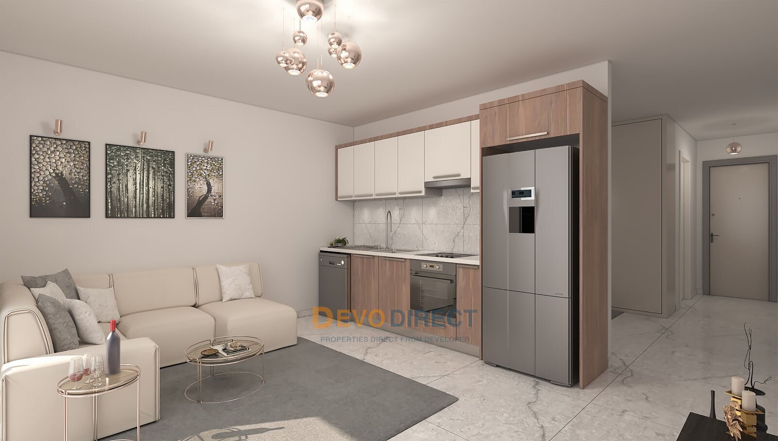 Modernes 1-Zimmer-Apartment in Esentepe, Kyrenia