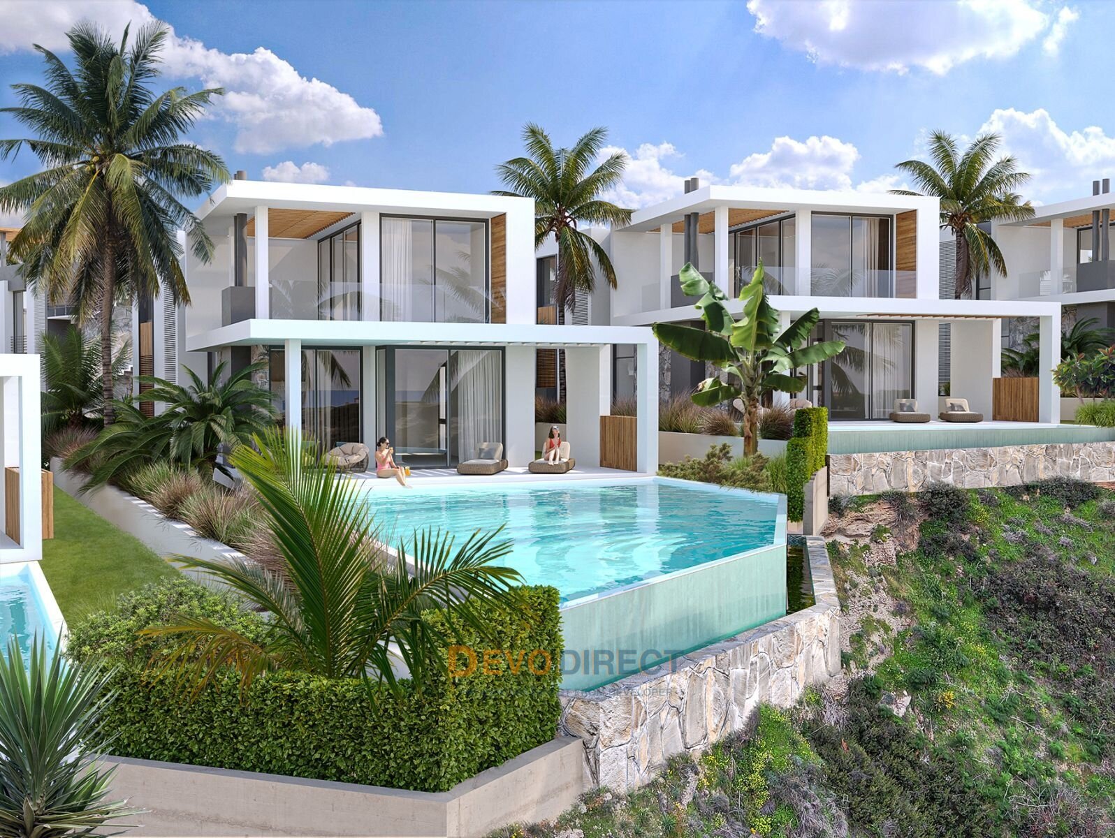 3-Zimmer-Wohnung mit Meerblick in Nordzypern/ Kyrenia zu verkaufen