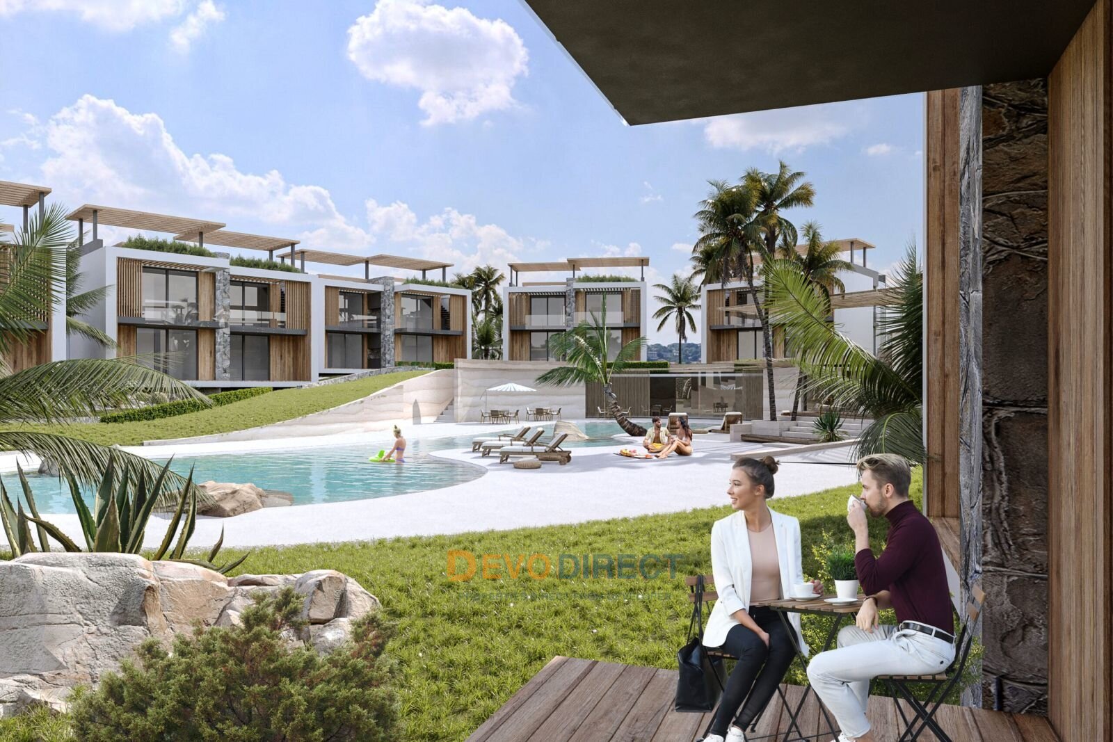 3-Zimmer-Wohnung mit Meerblick in Nordzypern/ Kyrenia zu verkaufen