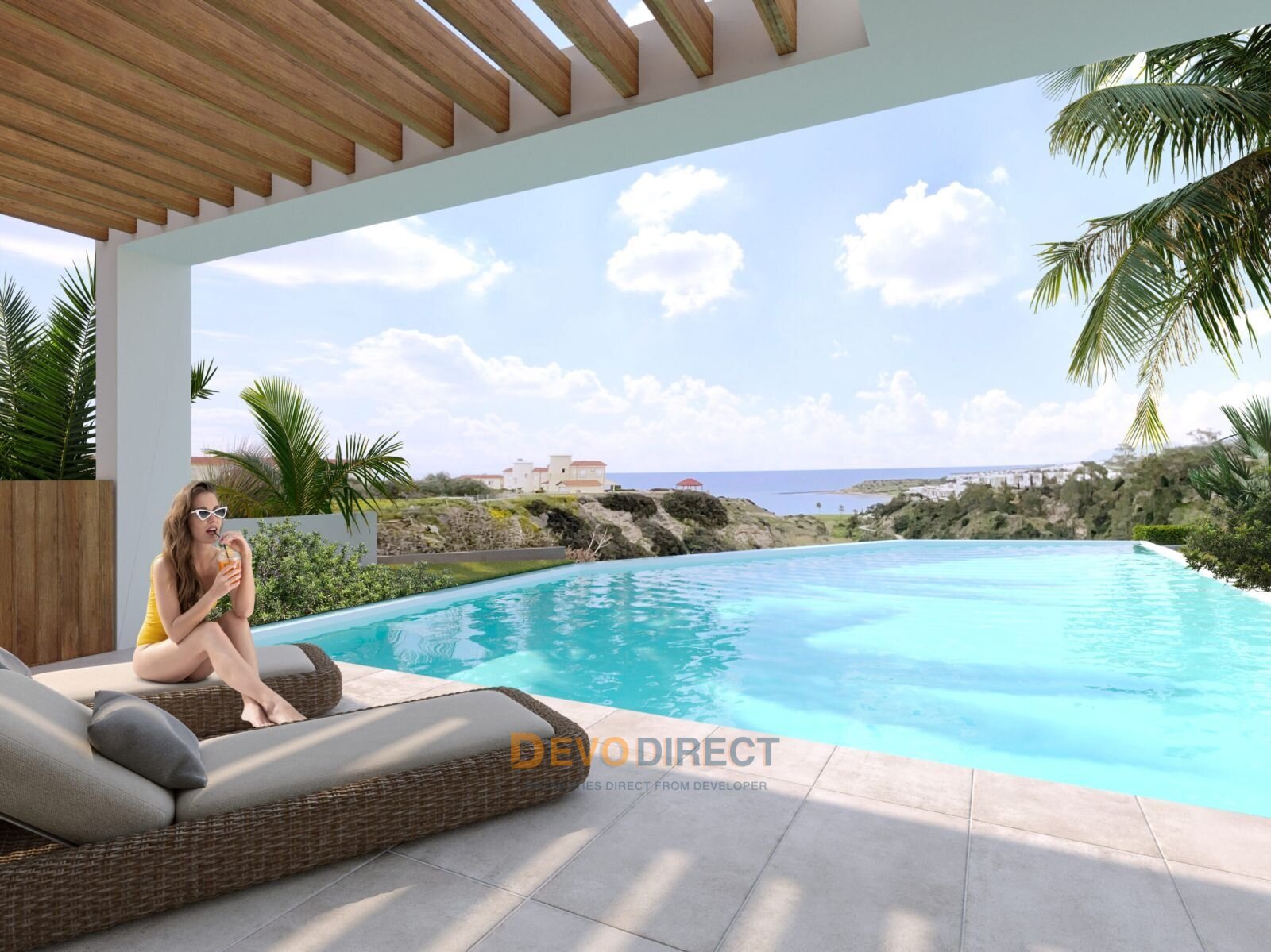 5-Zimmer-Wohnung mit Meerblick in Nordzypern/ Kyrenia zu verkaufen