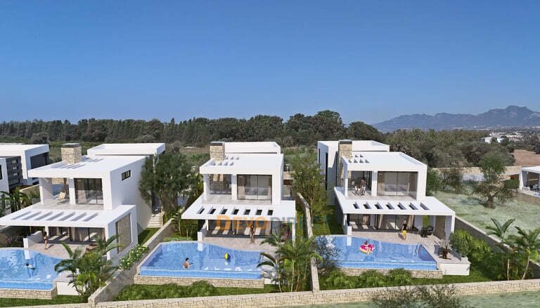 Moderne Villa mit 5 Schlafzimmern und Meerblick in Nordzypern / Catalkoy