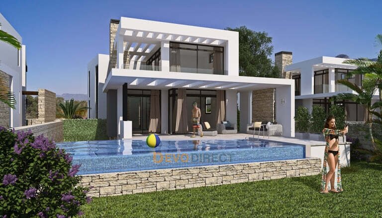 Moderne Villa mit 5 Schlafzimmern und Meerblick in Nordzypern / Catalkoy