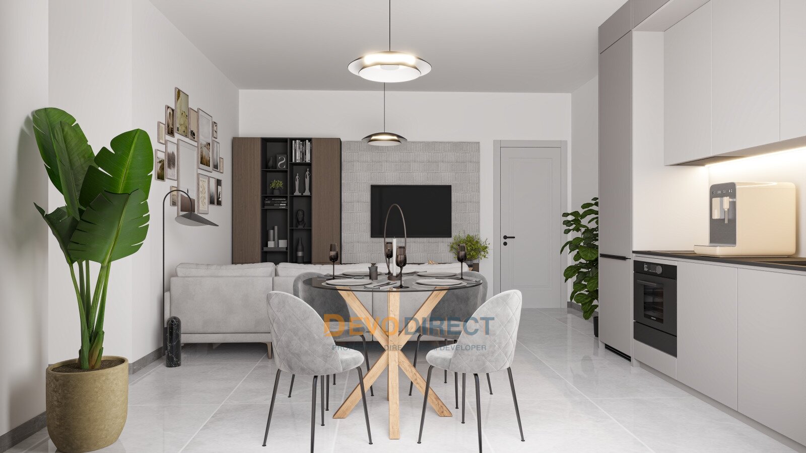 2-Zimmer-Apartment mit Meerblick in Nordzypern Iskele