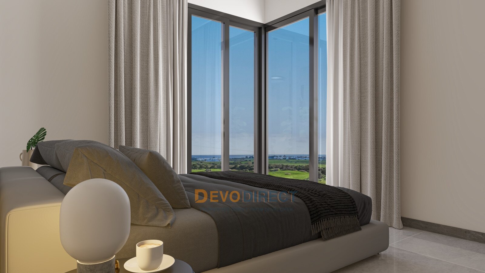 3-Zimmer-Apartment mit Meerblick in Nordzypern  Iskele