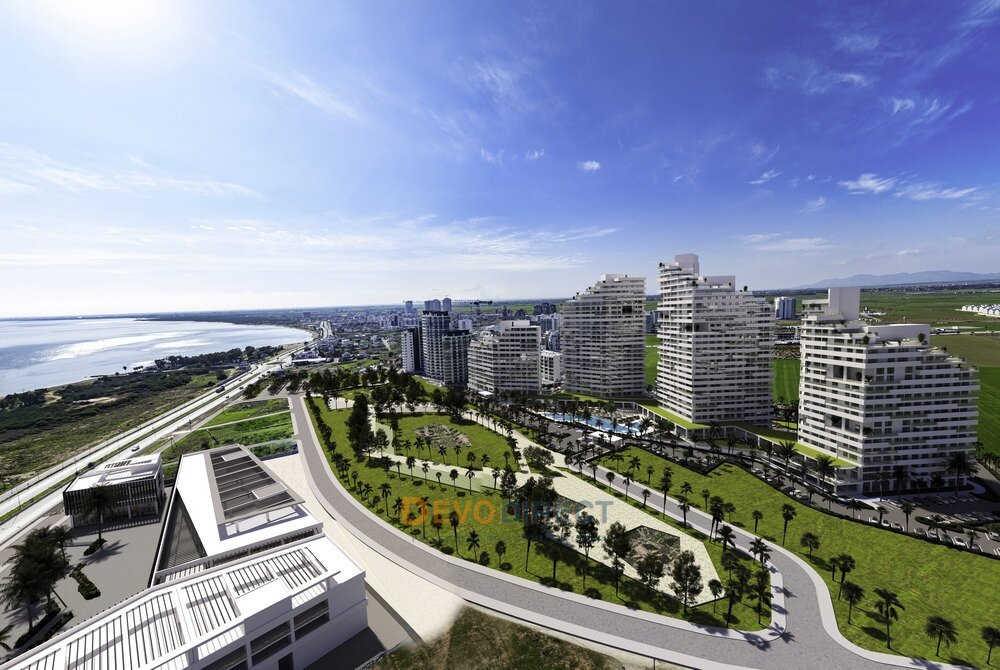 Beachfront 1-Schlafzimmer-Apartment in Nordzypern Iskele zum Verkauf
