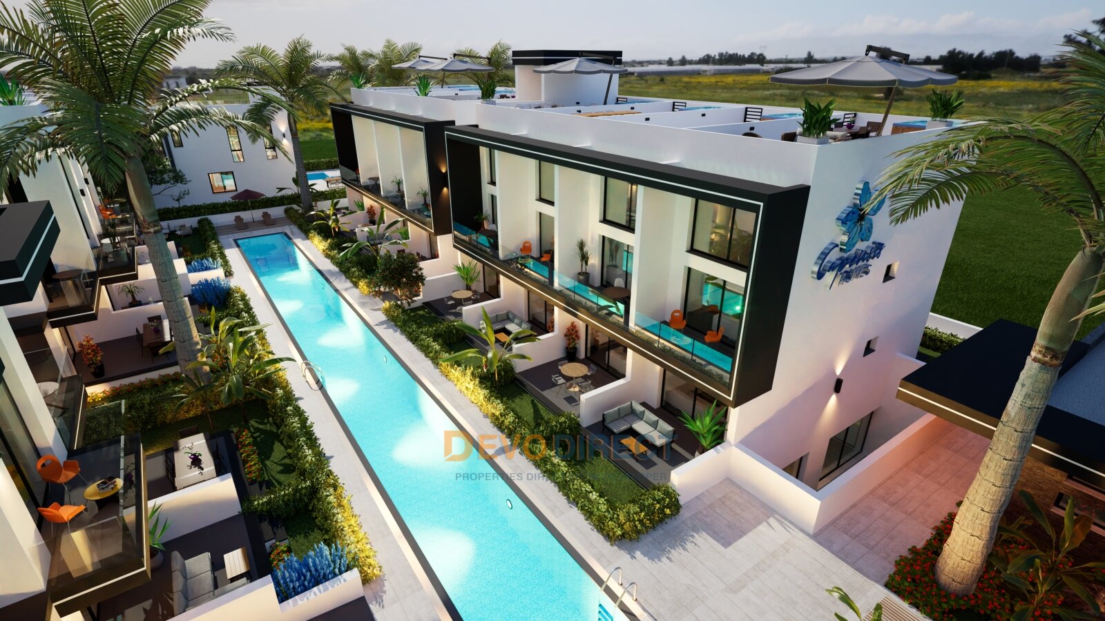 2-Zimmer-Loft-Apartment zum Verkauf in Nordzypern / Yeniboğaziçi – Dachterrasse inklusive