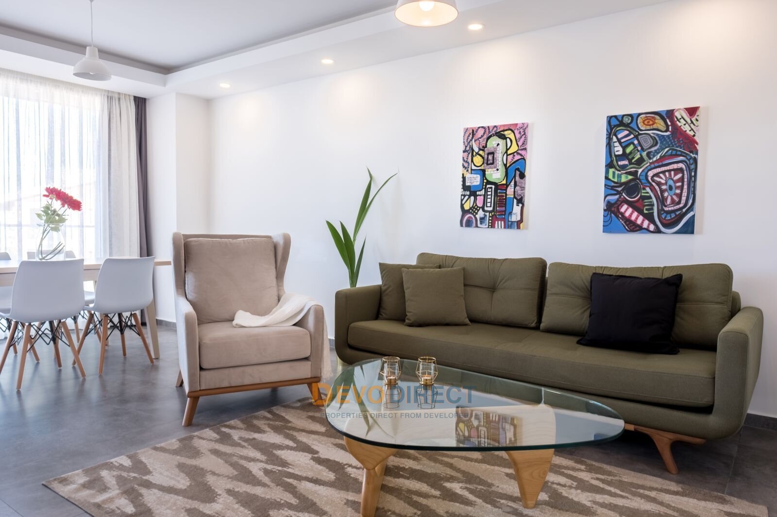 Bezugsfertige 2-schlafzimmer-Wohnung in Nordzypern/ Girne zu verkaufen