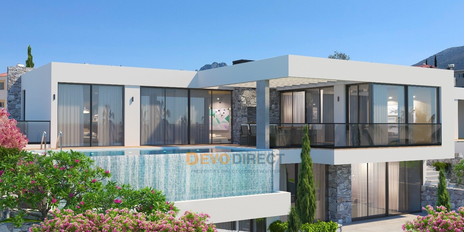 Exklusive Villa mit 6 Schlafzimmern und Meerblick in Nordzypern/Arapköy