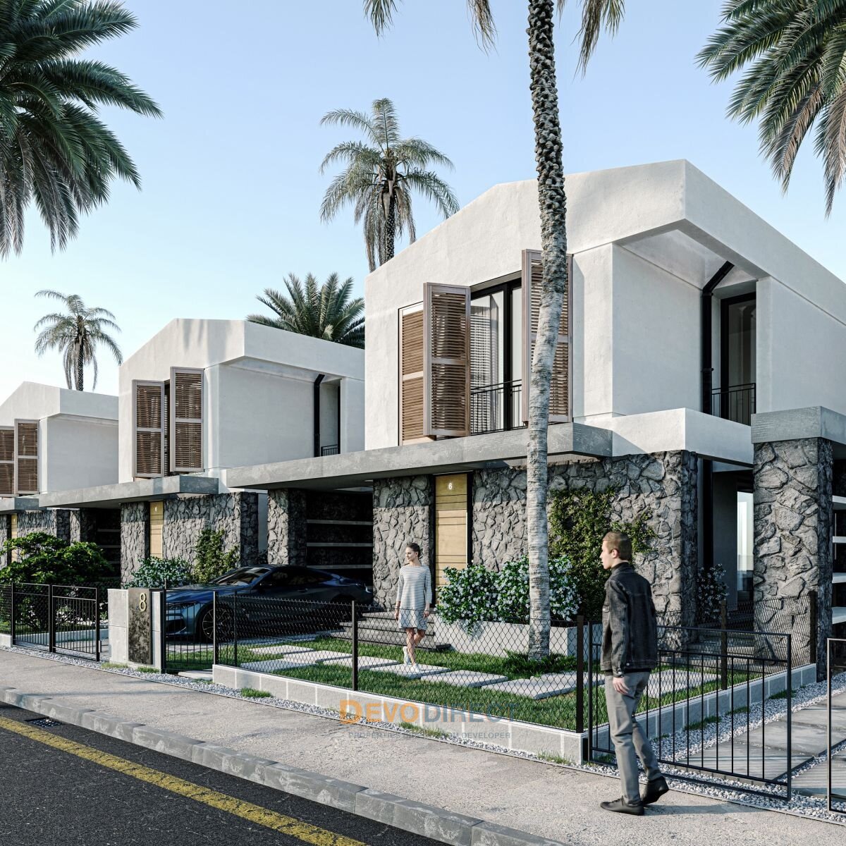 3-Schlafzimmer-Villa mit Meerblick in Nordzypern/Kyrenia